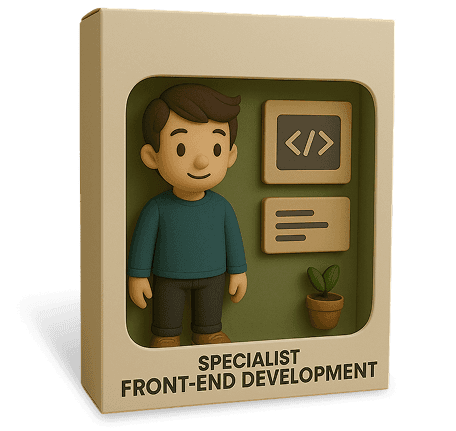 Illustrazione: specialist in front-end development