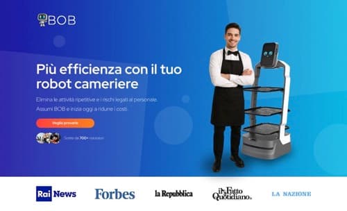 Home page del sito di BOB